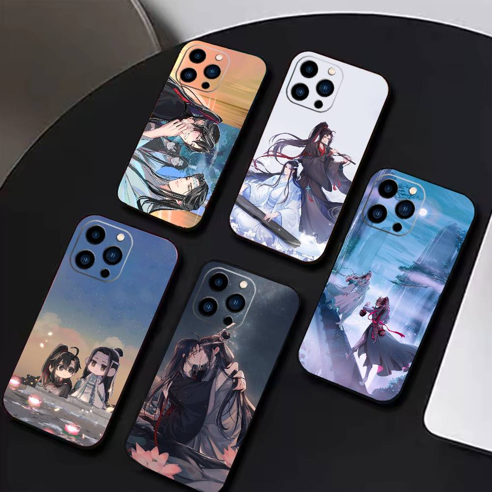 Чехол для телефона «Мастер-демон Культивации» для iPhone 17 16 15 14 13 12 Max Plus Силиконовый Черный Чехол