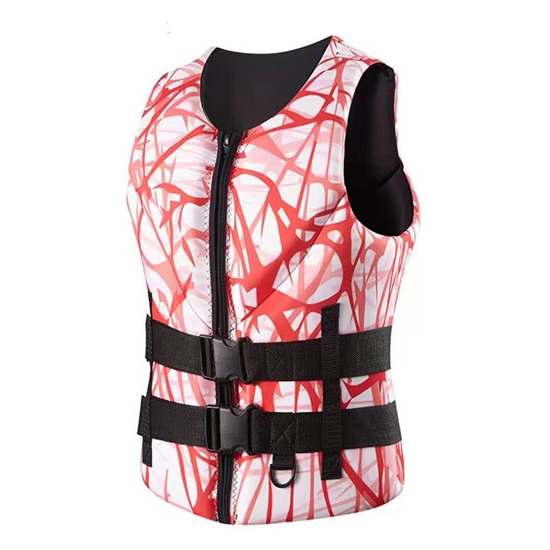 2025 Неопреновый спасательный жилет для занятий водными видами спорта на открытом воздухе, жилет для рыбалки, плавания, серфинга, дрифтинга, каякинга, плавучий, безопасный