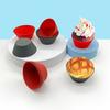 10Pcs Silicone Muffin Cups Non-Stick Cake Mold Food-Grade Reusable Cupcake Liners for Baking Pancakes Candies Muffins