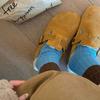 Retro Mid-Calf Wool Socks Colour Blocking Mid Tube Socks Fashion Winter Warm Socks  Autumn Winter