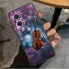 Music Violin Case For OPPO Find X6 Pro X3 X2 Neo X5 Lite OPPO Reno 6 Lite 4 5 7 8 10 8T 5Z 2Z 4Z Coque