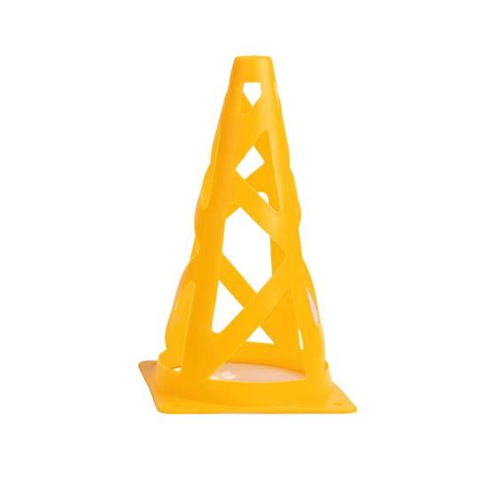 Привлекательный полиэтиленовый материал с защитой от растрескивания, футбольный тренировочный конус, устойчивый к давлению, конусы 23 см, ведро для маркеров, футбольное оборудование