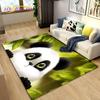 3D Cartoon Cute Panda Area Rug,Carpet Rug for Living Room Bedroom Sofa Doormat Kitchen Decoration,Kids Play Non-slip Floor Mat