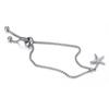 No Fade 3pcs Stainless Steel Gold Color Slider Bracelet Adjustable Chain with End Bead for Jewelry Making DIY Findings Component