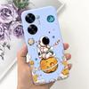Мягкий силиконовый чехол для телефона для Realme C55 C53 C51 Oppo Задняя крышка Забавный принт с динозавром и кошкой Fundas Shell RealmeC53 C 55 53 Coque