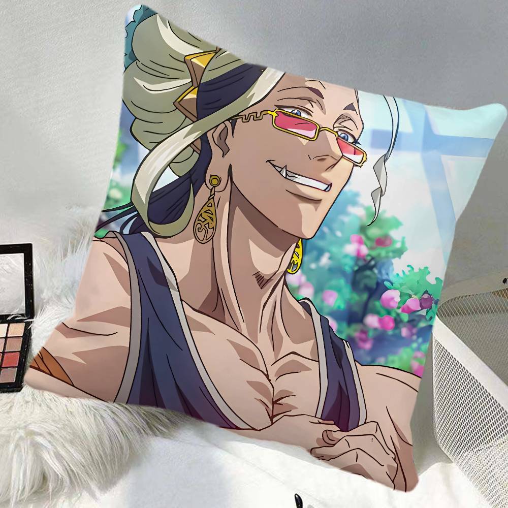 Anime Record Of Ragnarok Buddha Pillow Case Square Pillow Bedroom Sofa Leisure Comfort Cushion Car Home Decoration
