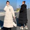 Autumn Winter Thicken Female Warm Long Parka Women Solid Color Loose Big Pocket Hooded Coat Jackets Outwear
