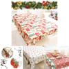 Versatile Santa Christmas Red Tablecloth Designed For Effortless Use In Various Holiday Occasions