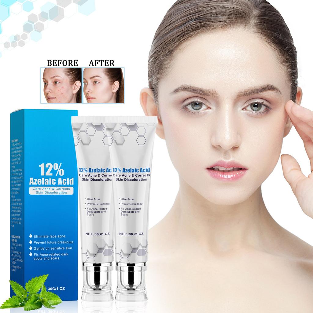 12% Азелаиновая сыворотка Азелаиновый крем помогает при покраснениях, отеках и прыщах на чувствительной коже, 30 г(1шт