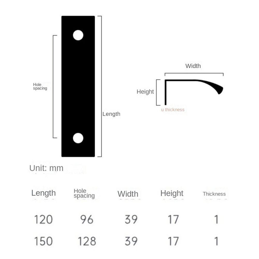Hidden Invisible Door Handle Furniture Drawer Pulls Handle New Door Knobs Cupboard