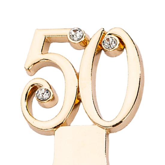 Отличная открывашка для напитков 50 номеров золотого цвета с открытой крышкой