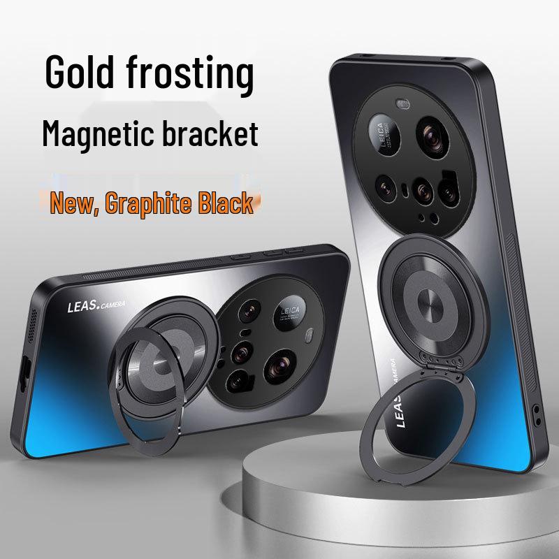 Противоударный чехол Xiaomi 17Pro/14/15T с подставкой 360° и матовым дизайном