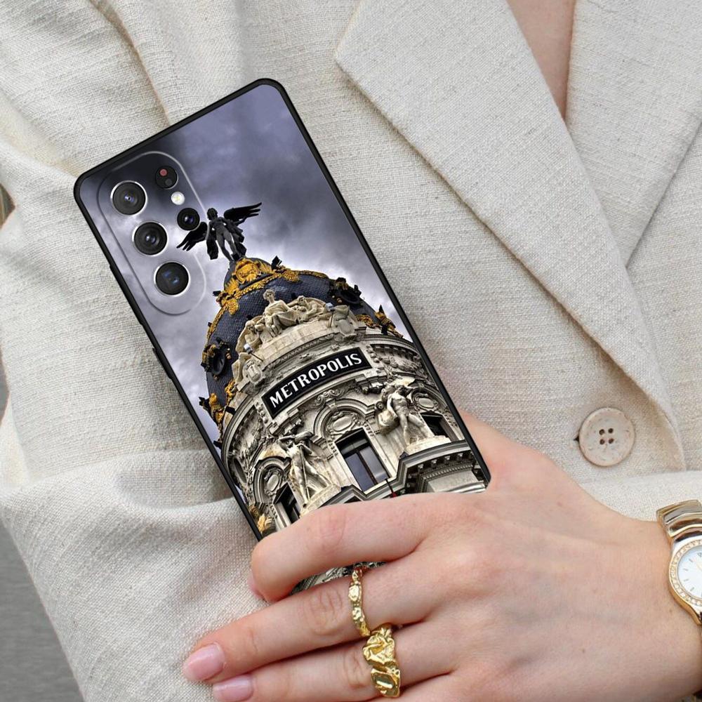Madrid Capital Spain Cell Phone Case for Samsung Galaxy S26 Ultra S25 S24 S23 S22 S21 S20 Note10 Cover