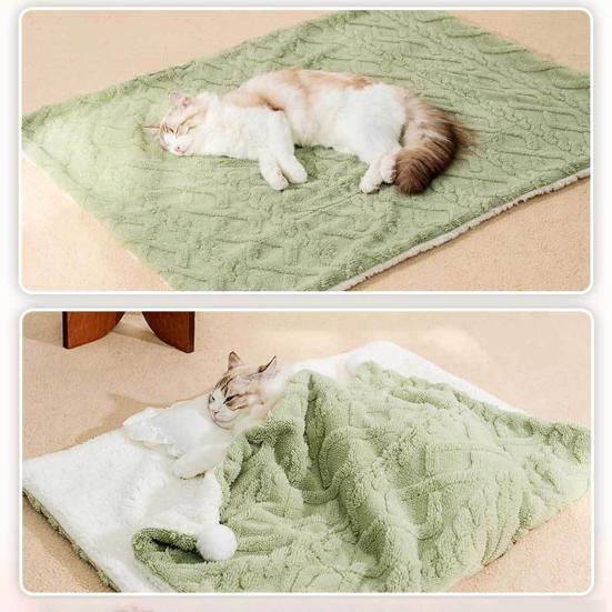 Одеяло для домашних животных, теплое, мягкое, удобное, плюшевое одеяло для собак и кошек, утолщенное теплое одеяло для домашних животных