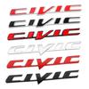 Honda Car Rear Trunk Metal Label Sticker For Honda Civic Accord City CR-V Jade Fit Odyssey Hybrid Car Accessories Clvlc Ivtec
