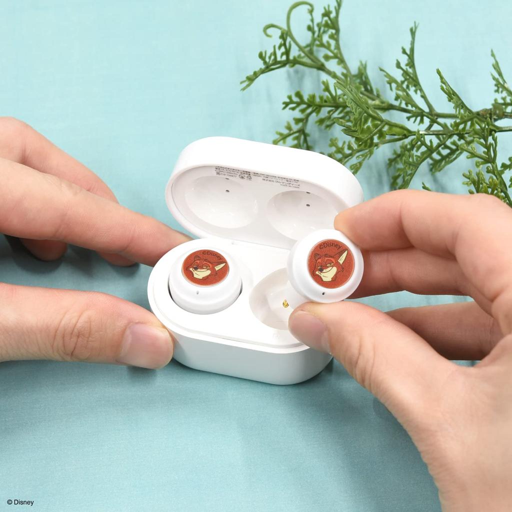 Gourmandies Disney Character Completely Wireless Stereo Earphones Nick Wilde DNG-91A