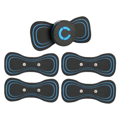 Мини-массажер для шеи, портативный портативный массажный стикер для шейного отдела позвоночника, USB перезаряжаемый EMS Pulse