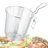 Food Colander Basket Noodle Strainer Portable Kitchen Utensil Wire Fry Deep Frying