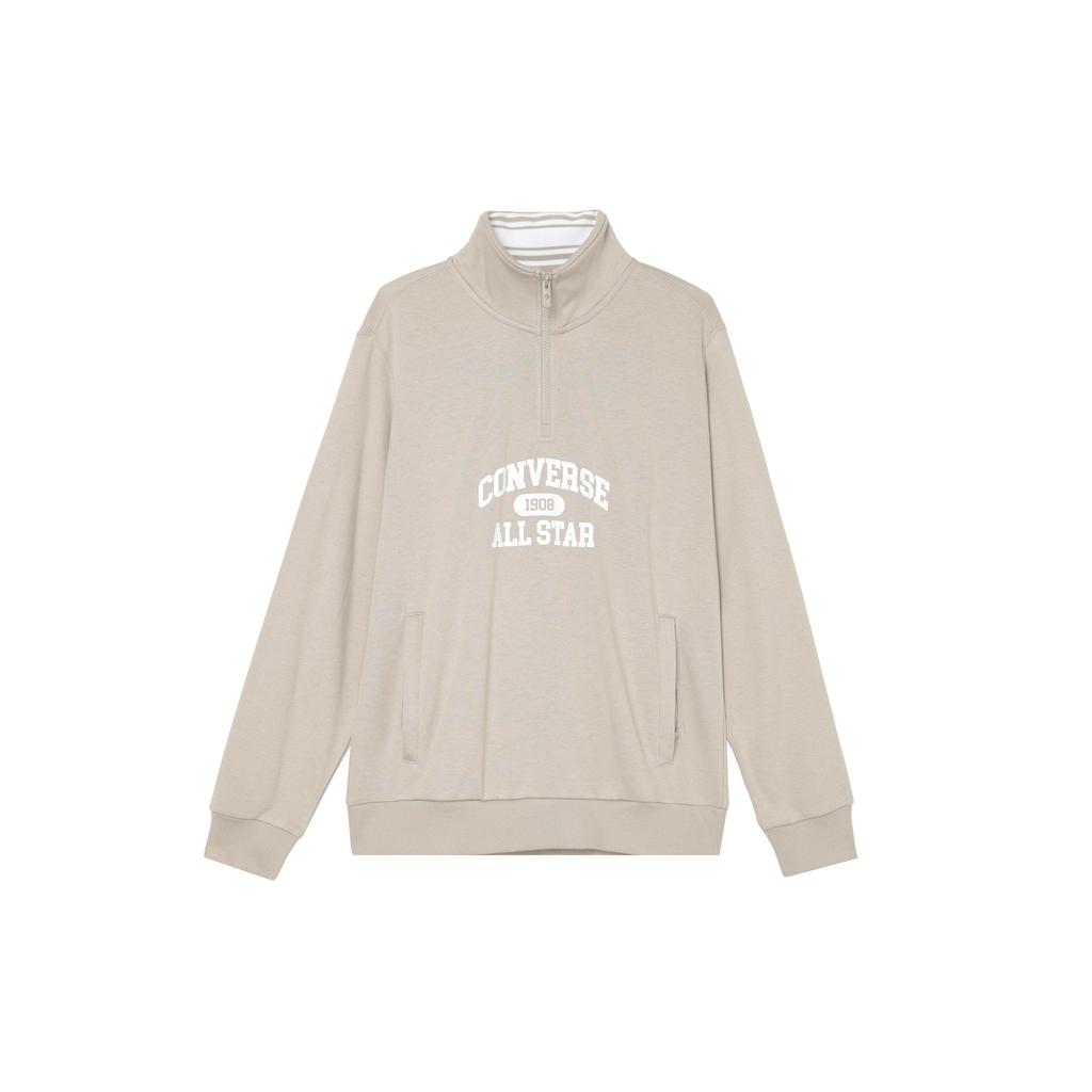 Converse Retro Quarter Zip Sweatshirt Men's Khaki 10026710-A02