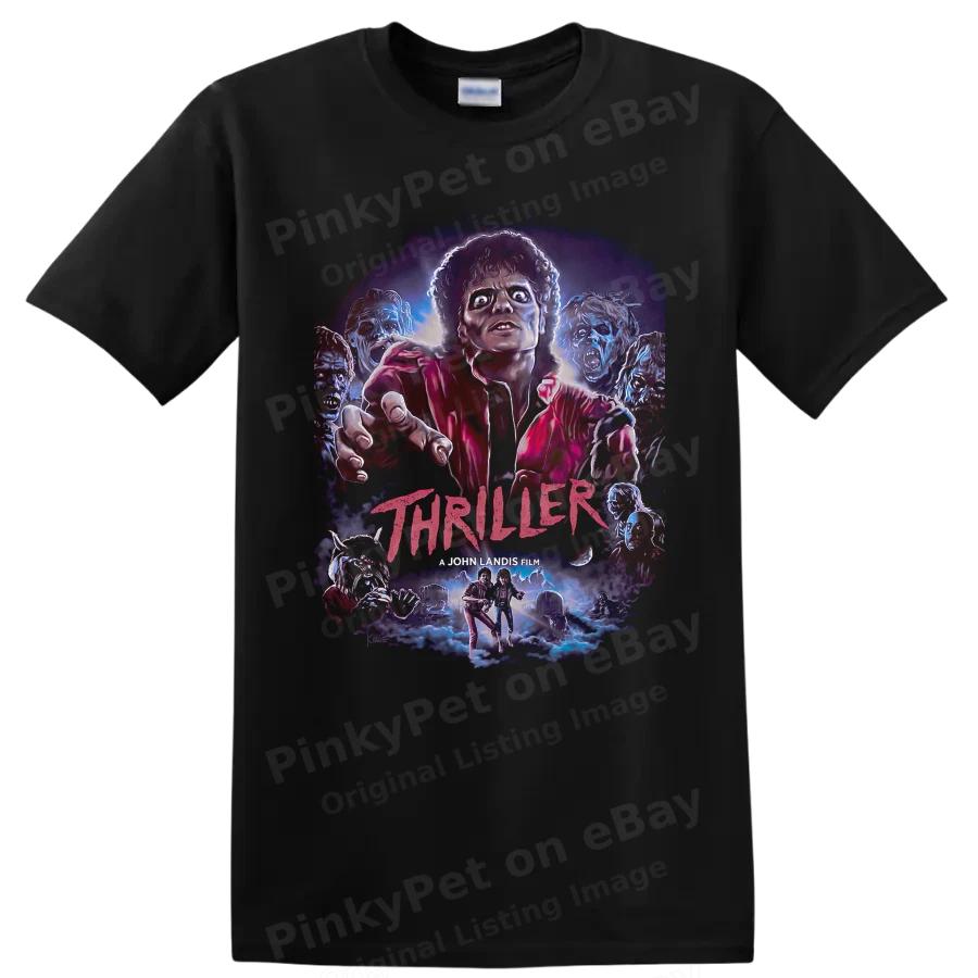 Футболка Michael Jackson Thriller Зомби Хоррор Музыкальное Видео Ретро Графический Арт