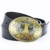 Cowhide Belt Men's I Word Fashion Retro Belt Punk Ethnic Style