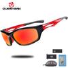 Queshark Men Women Polarized Sport Sunglasses UV400 Anti Glare Cycling Driving Fishing Eyewear TR90 UV400 Camping Hiking Goggles QE11