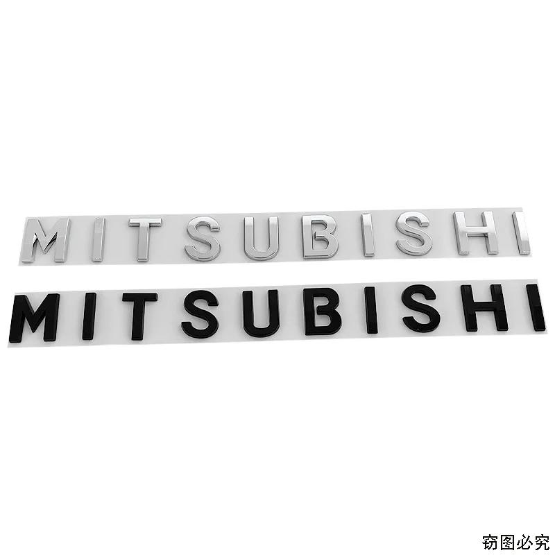 36CM ABS Car Front Rear Trunk Emblem for Mitsubishi Lancer Pajero ASX Outlander Eclipse Cross Galant Mirage L200 Colt Stickers