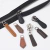 5Pcs Fashionable Zipper Pullers Solid Color PU Detachable Zipper Pullers Bag Clothing Zipper Puller