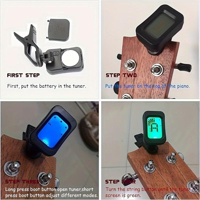 Набор из 64 гитарных аксессуаров — струны для гитары, каподастр, медиатор, тюнер, защита для пальцев, верхний порожек и седло, штифт для бриджа, инструмент для замены струн 3 в 1