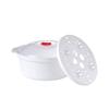 Plastic Soup Bowl with Lid - Microwaveable, Food-Grade, Fresh-Keeping Lunch Container