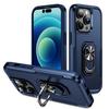 Armor Shockproof Magnetic Ring Phone Case For iPhone 13 11 12 14 Pro Max XR X XS Max 13Pro Hard PC Ring Holder Bumper Back Cover