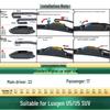 Безкаркасная тихая щетка стеклоочистителя для автомобиля Luxgen U5 SUV