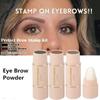 1 Pc Eyebrow Stamp Powder Waterproof Contouring Powder Eyebrow Makeup Hairline Powder