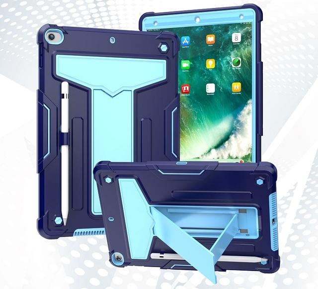 Чехол для iPad 10,2, 7, 8, 9 поколения, детский чехол для iPad 10,2 2019, 2020, 2021 Pro 10,5 Air3, сверхпрочный противоударный чехол с подставкой