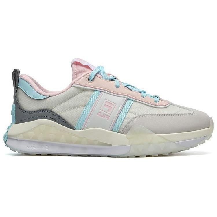 (WMNS) FILA Brick Sneakers 'Grey Blue Pink' Women's F12W231125FSB