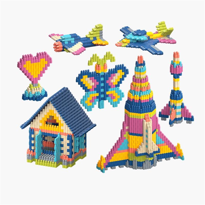 Пуля Строительные Пеллеты Блоки Игрушка Сделай Сам Сборка Игрушки Раннее Образование Подарок Детям