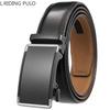 Ремень мужской ремень с автоматической пряжкой из натуральной кожи без прослойки 3,5 см простой модный мужской ремень для отдыха среднего и молодого возраста