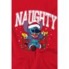 Lilo & Stitch Mens Naughty Stitch Christmas Lights T-Shirt