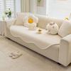 Кремовый Ветер Специальной Формы Подушка Сиденья Дивана Универсальная Для Всех Сезонов Нестандартный Диван Полный Чехол Летний Новый Нескользящий И Защищающий От Царапин Кошек