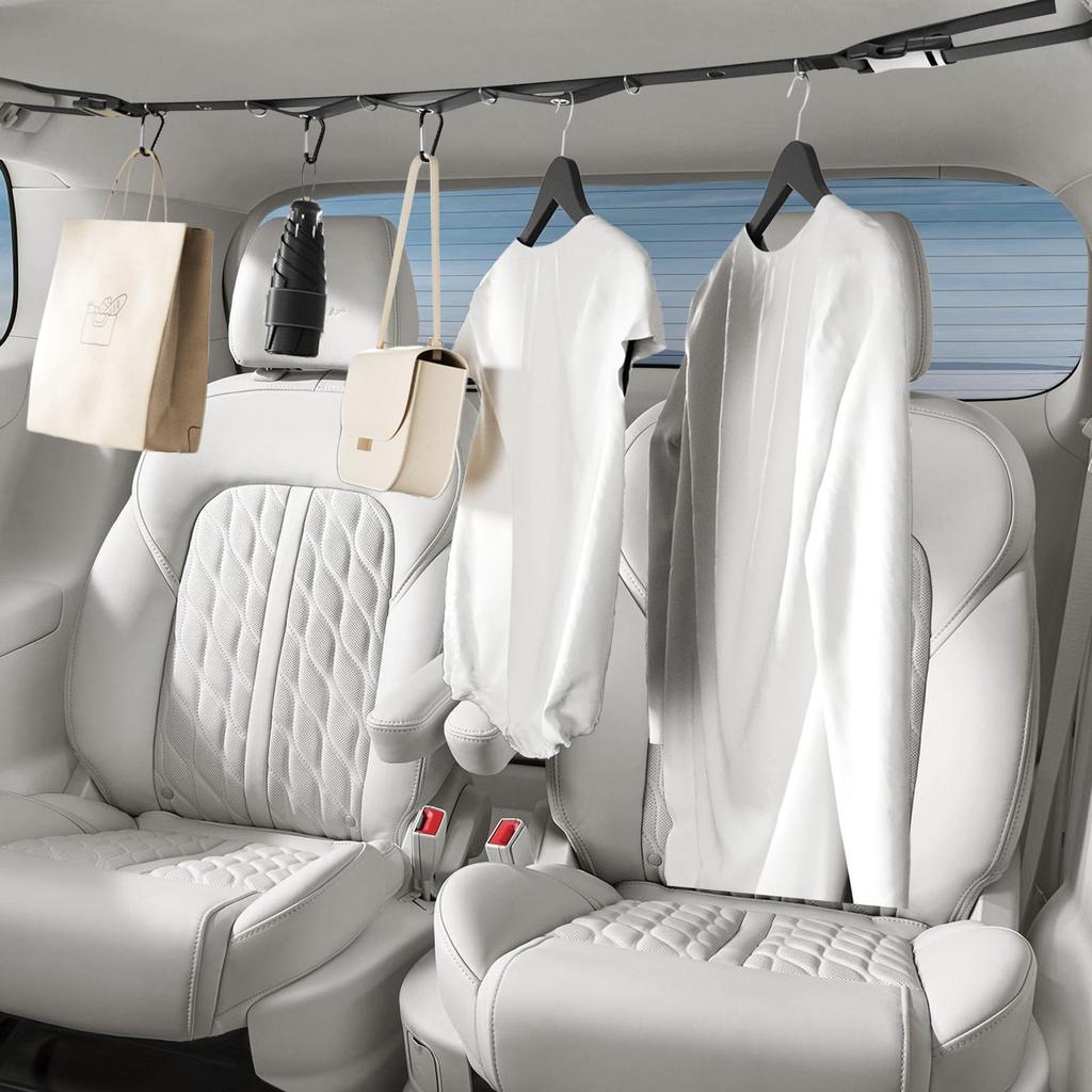 Clothes Rack For Car Automotive Drying Line Portable Automotive Drying Line For Road Trips Outdoor Enthusiasts Camping Beach