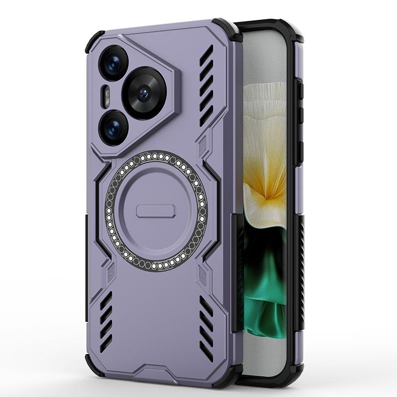 KEYSION Чехол с полым рассеивателем тепла для Huawei Pura 70 Pro+ Магнитное охлаждение Ударопрочный чехол для телефона Huawei Pura 70 Ultra