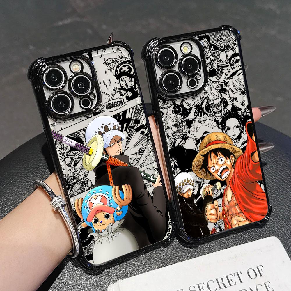 Аниме Gear 5 Чехол для телефона с покрытием LuffyS для Xiaomi Redmi A7 15 15C 14C K50 Note 15 14 13 12 12s Pro Plus 4G 5G Противоударный с подушкой безопасности