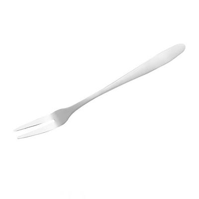 Столовая посуда из нержавеющей стали Вилки для сервировки фруктового салата торта десерта (Два зубца)