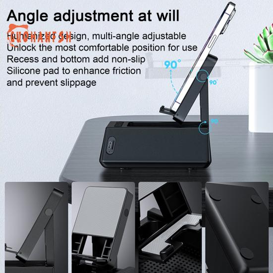 Динамик Bluetooth-совместимый с подставкой для телефона Светодиодный дисплей Будильник HD-совместимый звук Многофункциональный динамик