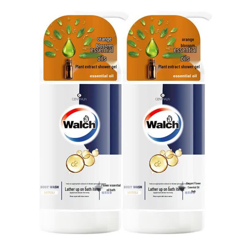 Walch Orange Blossom Essential Oil Body Wash (2 x 600ml)