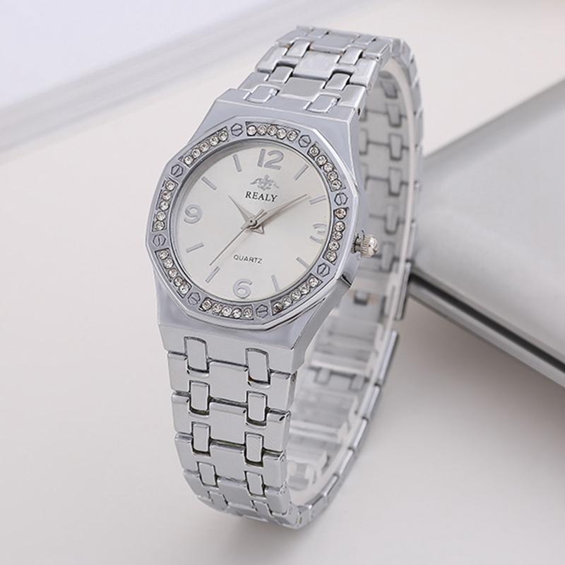 New Steel Band Women Watches Luxury Quartz Ladies Fashion Rose Gold Diamond Female Bracelet Wristwatches Clock Relogio Feminino