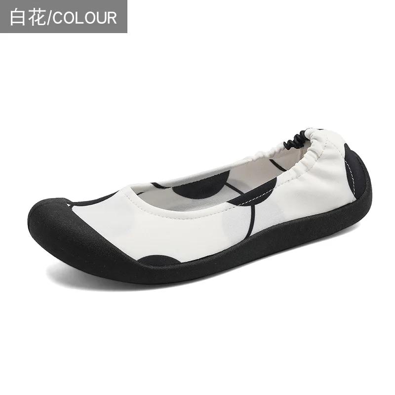 Fashion 2025Women Flats Ballet Shoes Summer Light Breathable Moccasins Women Casual Boat Shoes Ladies Slip On Flats Shoes Zapatos Mujer