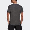 Adidas Heat Ready Training Sports Crew Neck Short Sleeve T-Shirt Men Tops Metallic-Black GM2074