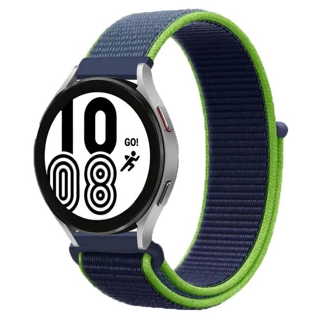 Нейлоновый ремешок-петля 20 мм 22 мм для Garmin Forerunner 265 965 255 255M 245 645 158/Venu 2Plus/Vivoactive 4 3/Venu SQ 2 Ремешок для браслета