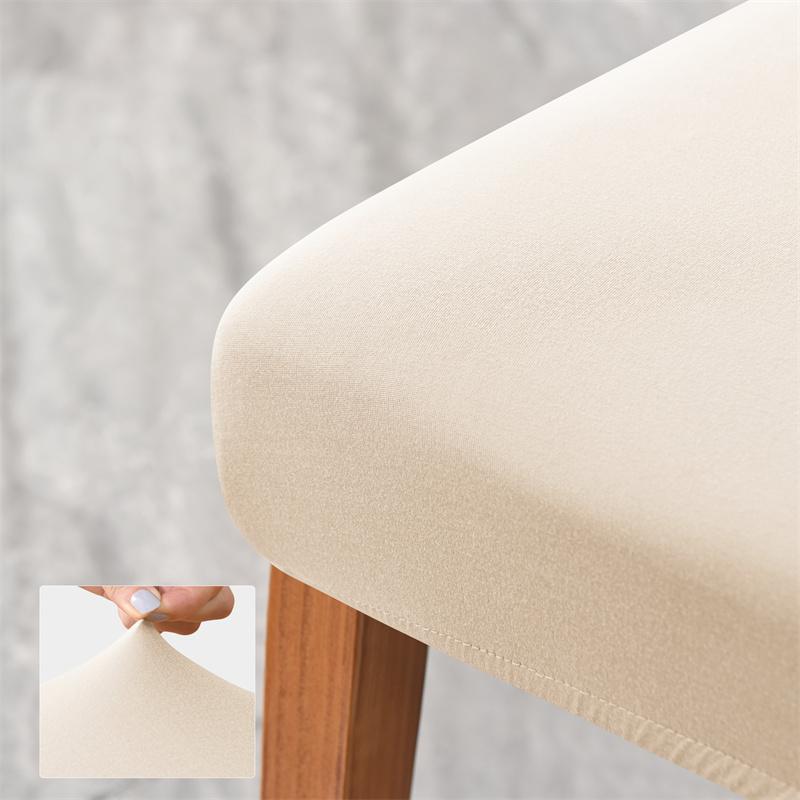 Solid Color Chair Cover Elastic Xl Size Dining Chair Covers Long Back Seat Cover All-Season Protector Cover For Living Room